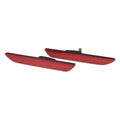 LED Rear Side Marker Lights for Ford Mustang (2015–2022) PC Shell Red