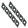 10pcs DCMT070204 SM Carbide Inserts for Turning Lathe Tools