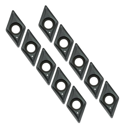 10pcs DCMT070204 SM Carbide Inserts for Turning Lathe Tools