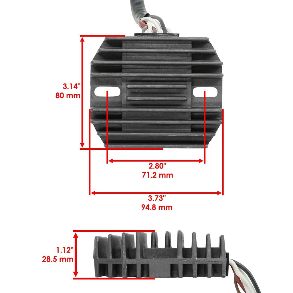 Stator Regulator Rectifier with Gasket for Yamaha Big Bear 350 (1987–1989)
