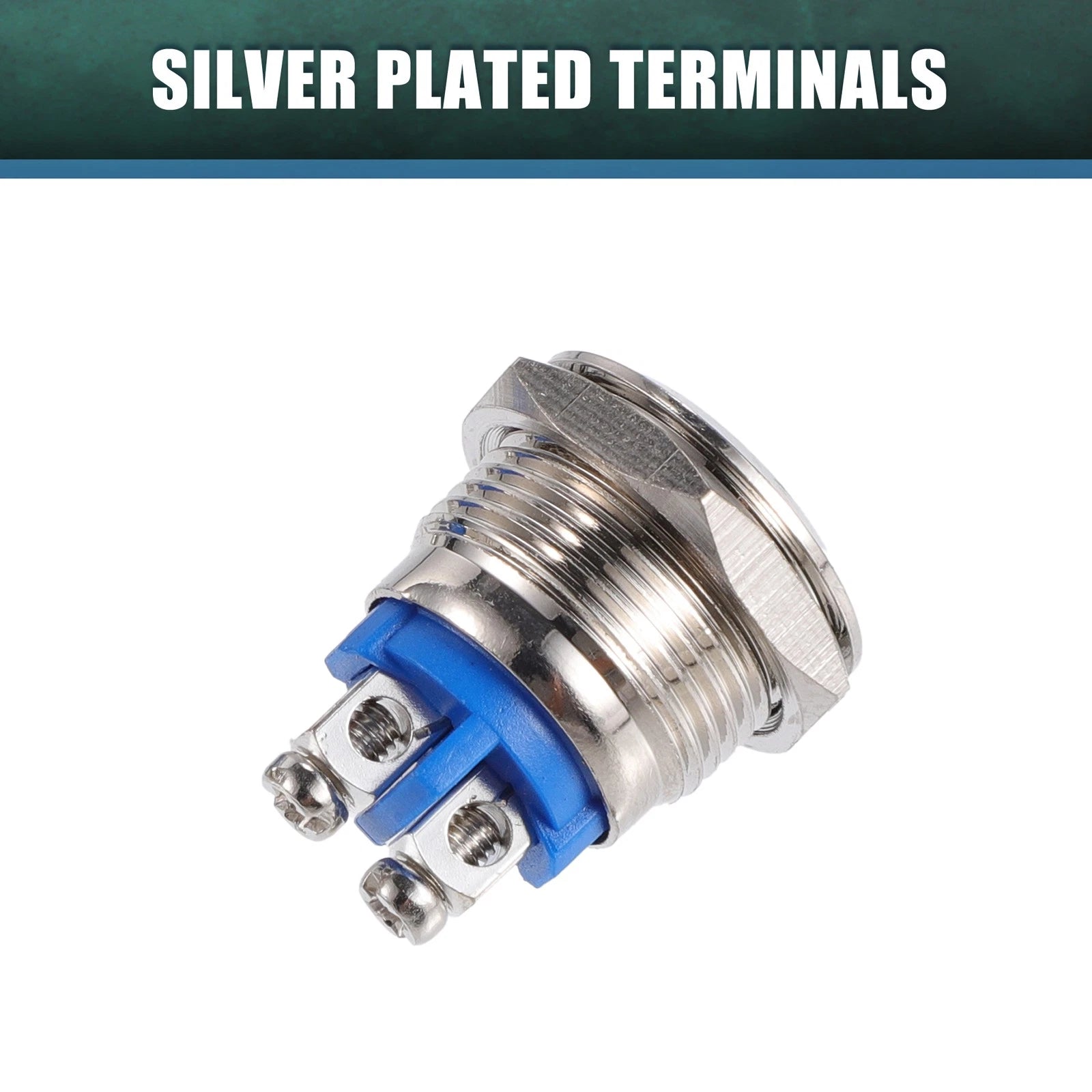 5Pcs 16mm LED Waterproof Pilot Indicator Light for Universal Vehicles