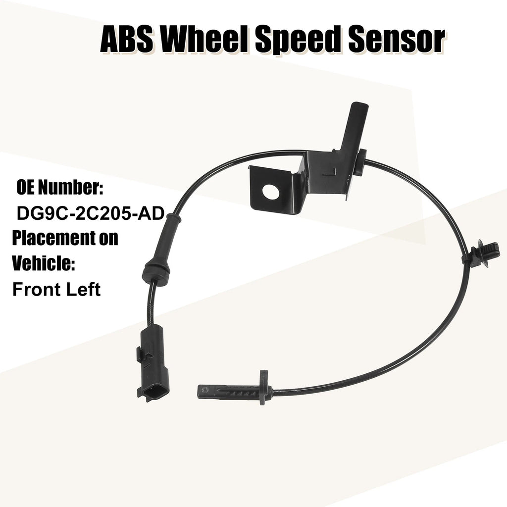 ABS Wheel Speed Sensor Front Left Replacement for Ford Mondeo (2015–2021)