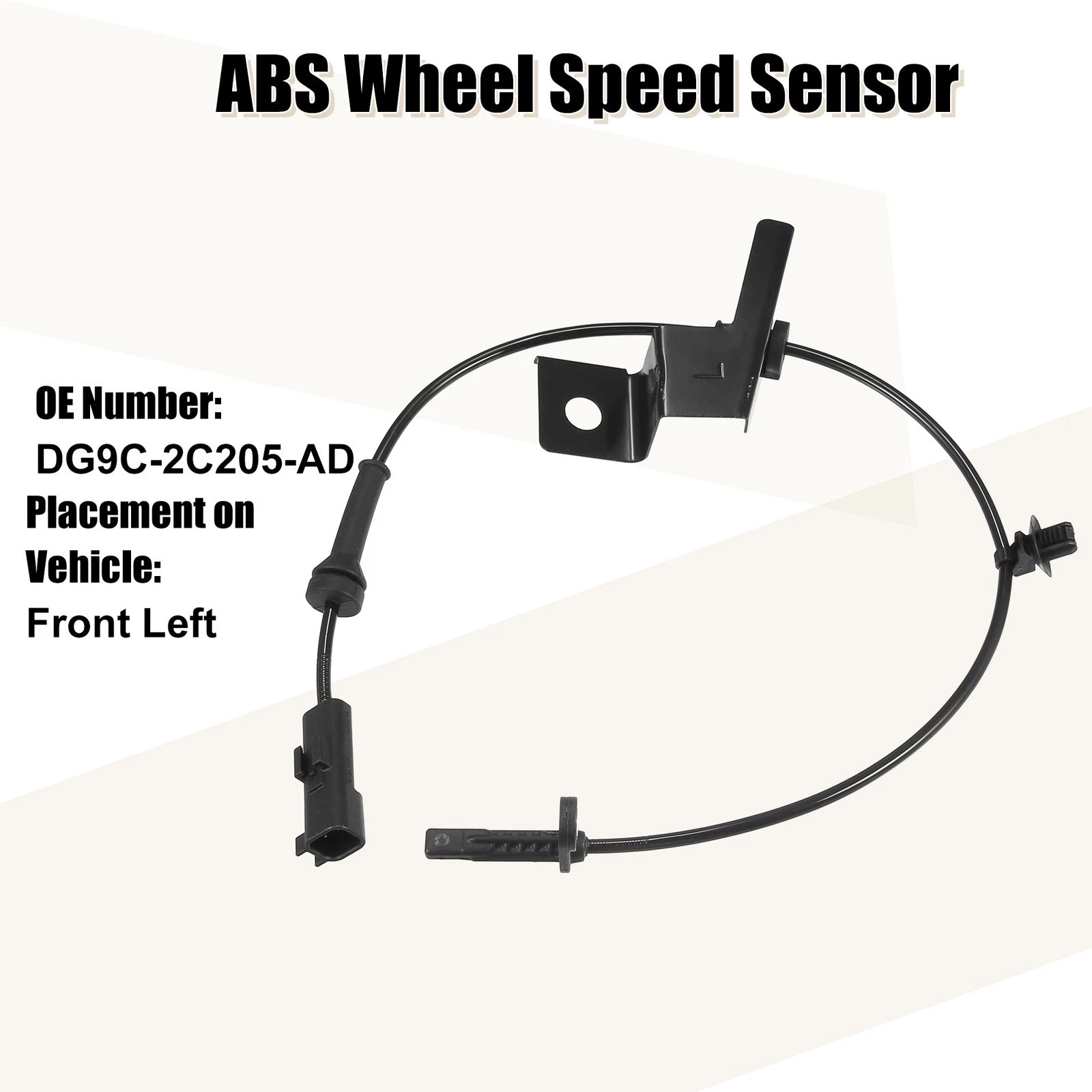 ABS Wheel Speed Sensor Front Left Replacement for Ford Mondeo (2015–2021)