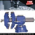 4" Heavy Duty Multi-Jaw Vise for Workbench