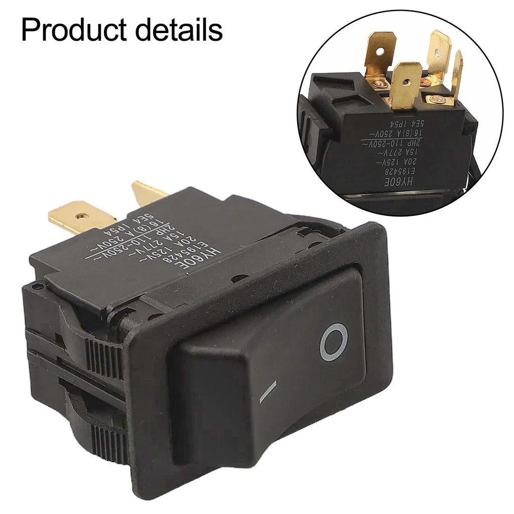 HY60E Rocker Switch for Various Applications (20A 125V)
