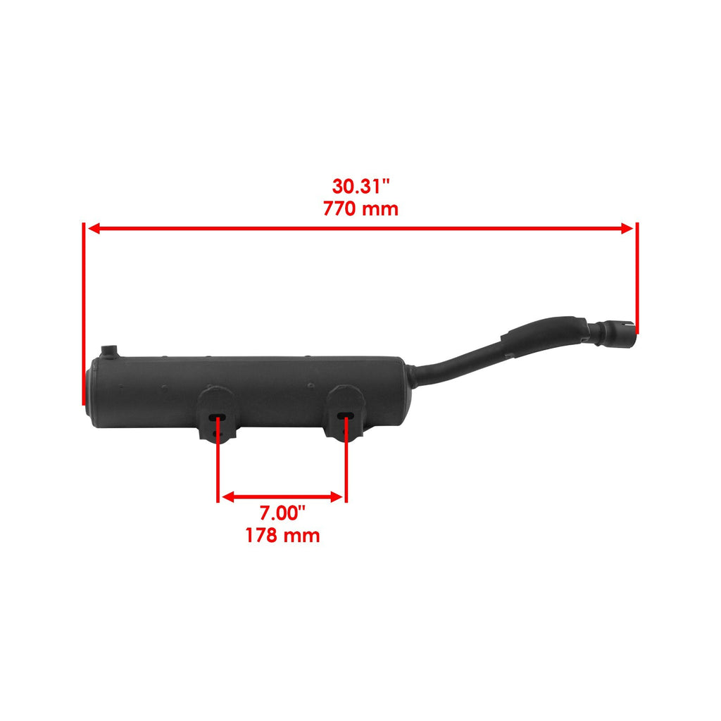 Exhaust Muffler Replacement for Honda TRX250 Recon 250 (1997–2014)