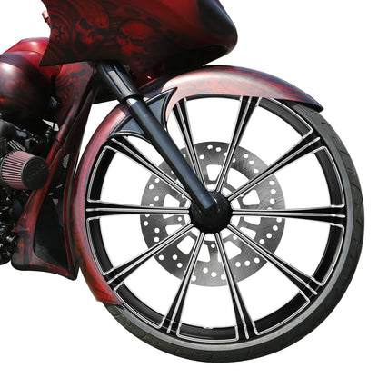 32x3.5'' Front Wheel Rim Hub & Dual Disc for Harley Touring (1997–2021)