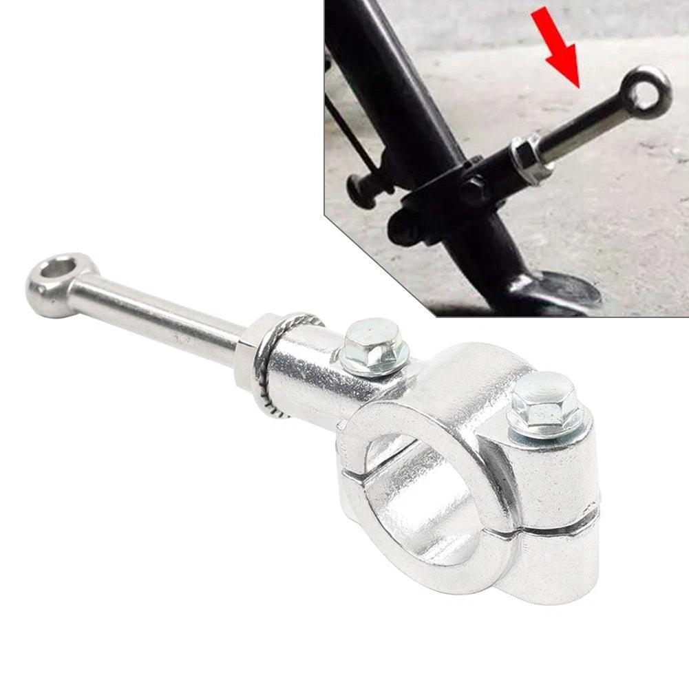 20-23mm Side Stand Foot Pedal Support Tool Kickstand Extension Kit Silver