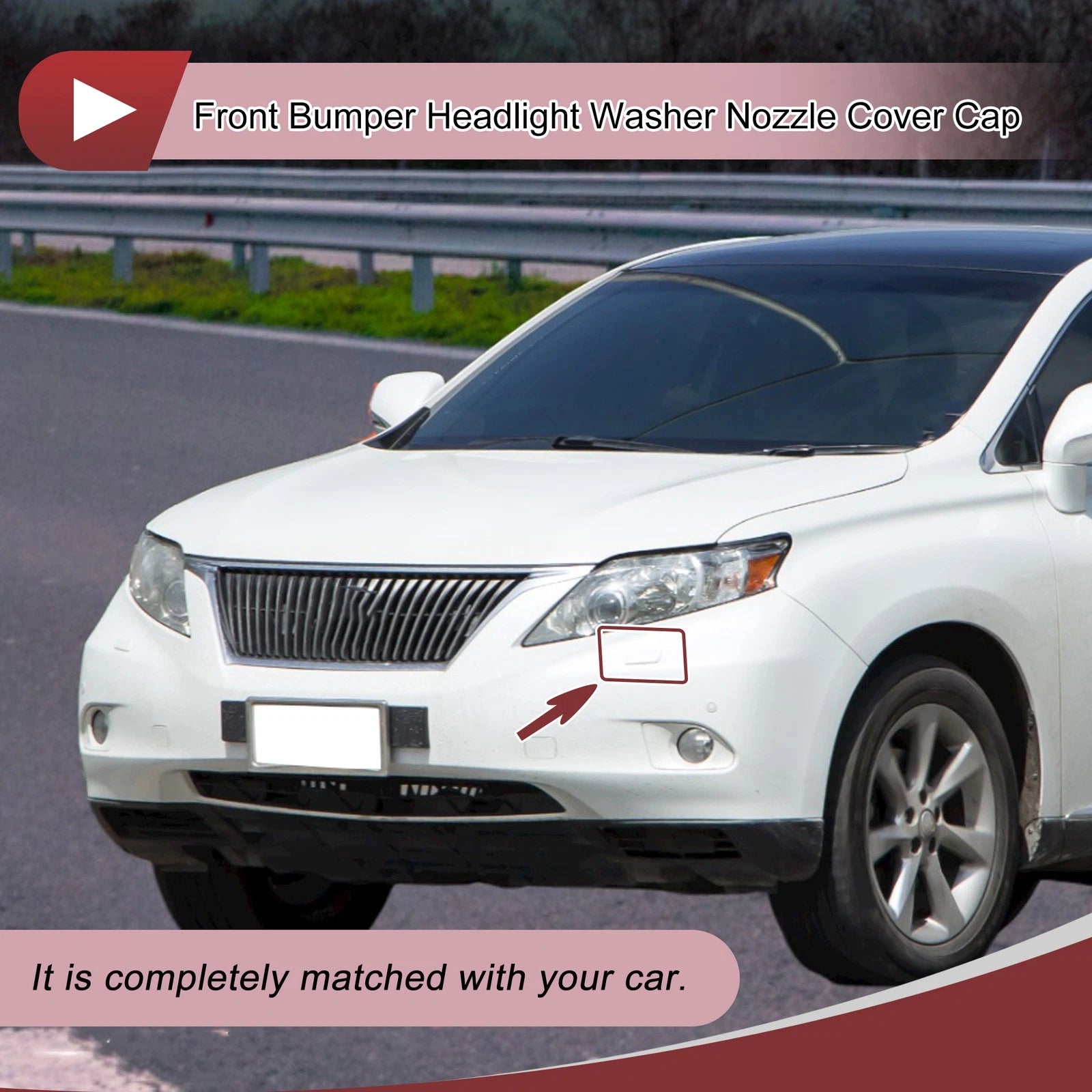 Windshield Washer Nozzle Cover Cap Front Left for Lexus RX 2009-2014