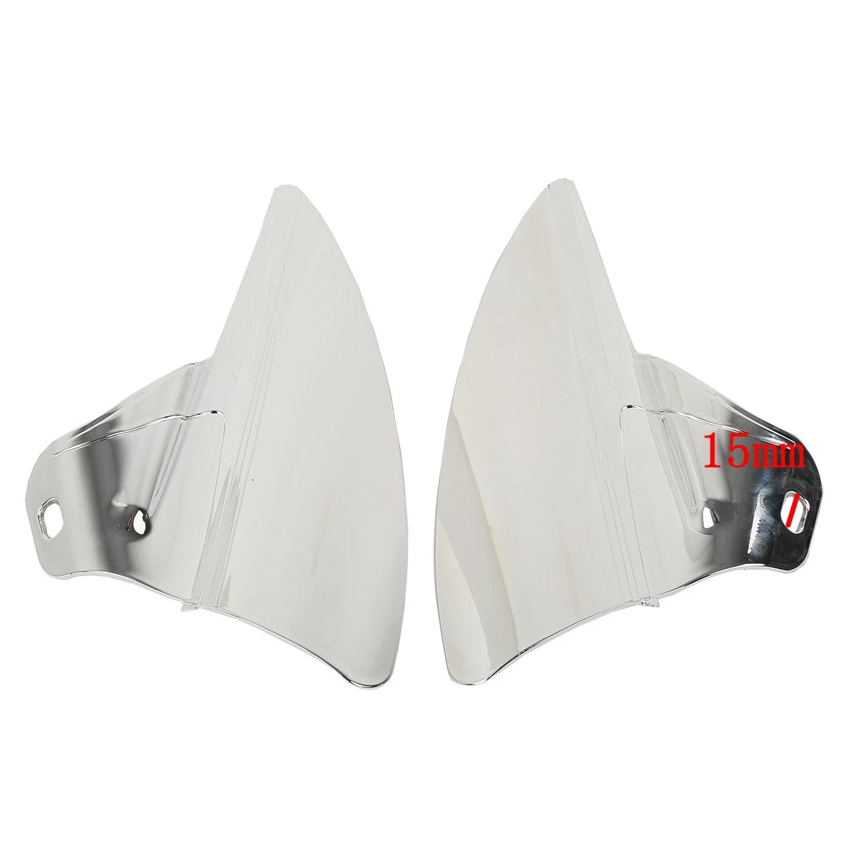 ABS Chrome Saddle Shield Heat Deflector for Harley Road King (2009–2023)