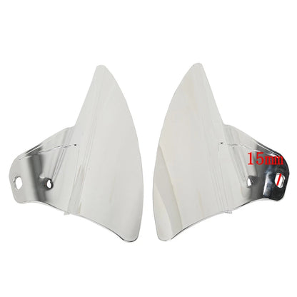 ABS Chrome Saddle Shield Heat Deflector for Harley Road King (2009–2023)