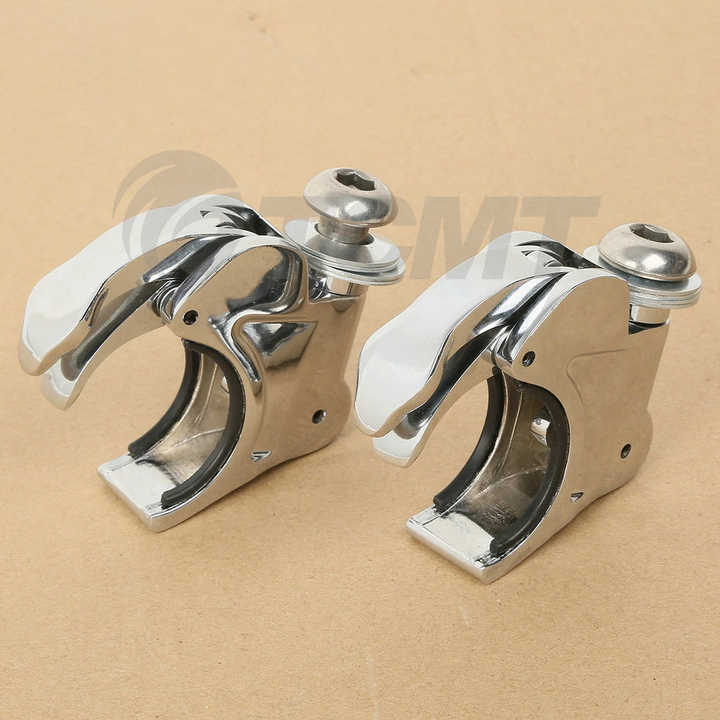 41mm Windshield Clamps for Harley Softail Custom Night Train (1988–2013) Chrome