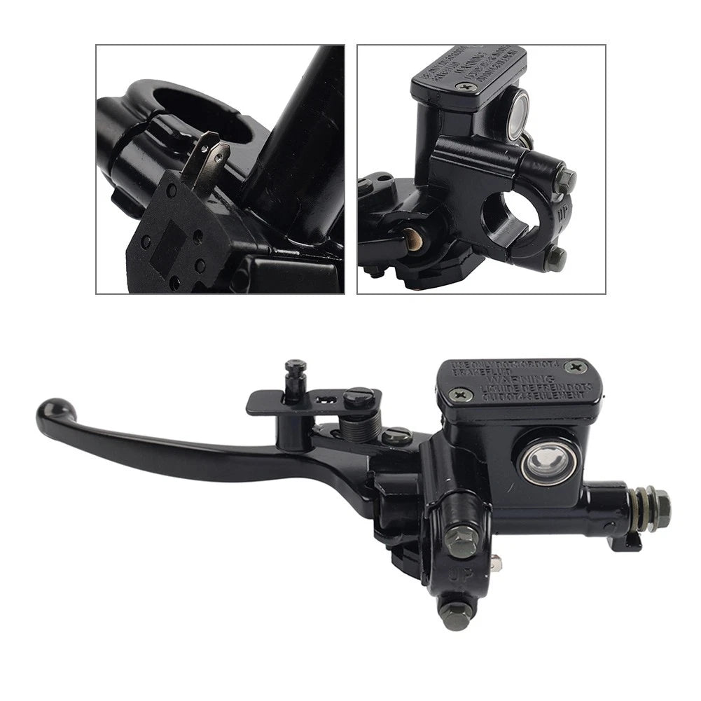 Left Handlebar Brake Master Cylinder Lever for 50cc 70cc 90cc ATV (No Year)
