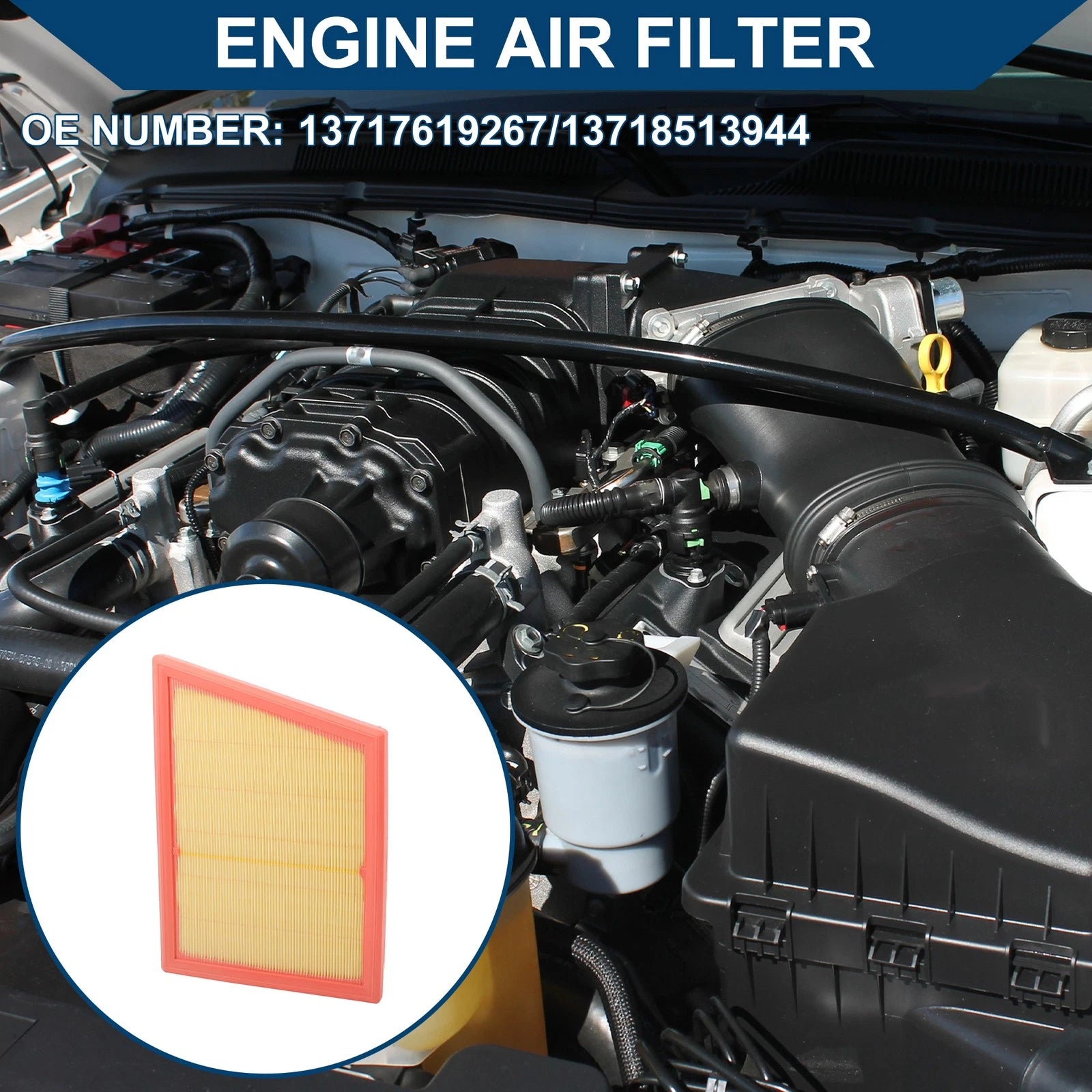Engine Air Filter Replacement for BMW 228i Gran Coupe 2021–2024