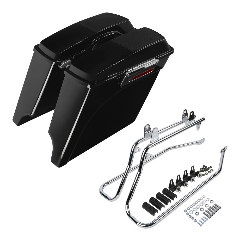 5" Stretched Saddlebag Speaker Lid Bracket for Harley Softail (1984–2017)