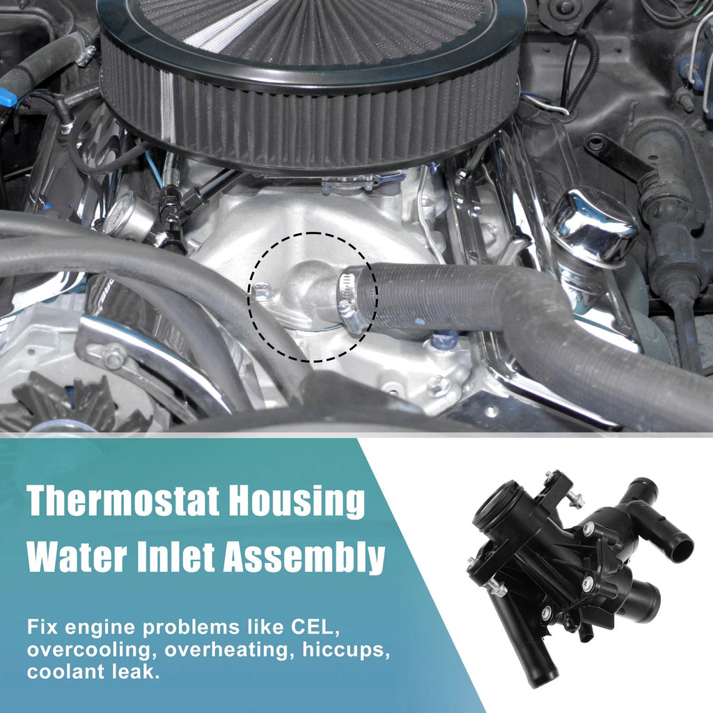 Engine Thermostat Housing Assembly Replacement for Mercedes-Benz CLA250 (2014–2019)