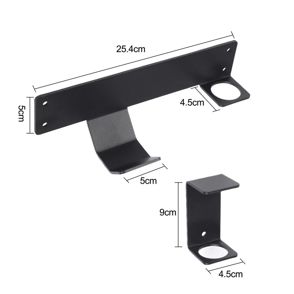 Wall Mount Jack Holder with Heavy Duty Metal Hooks for Workshop Storage