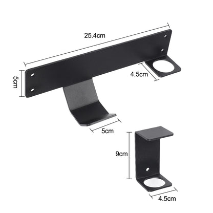 Wall Mount Jack Holder with Heavy Duty Metal Hooks for Workshop Storage