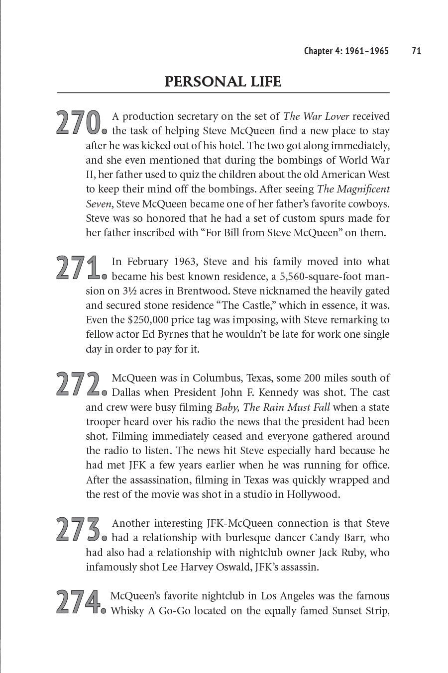 1001 Steve McQueen Facts Book
