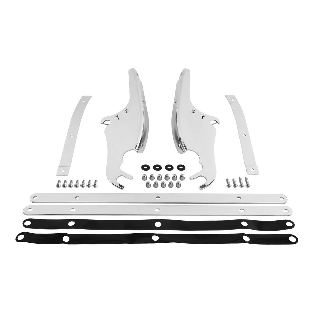 Clear Windshield Mount Bracket for Harley Heritage Softail Fatboy (2000–2017)