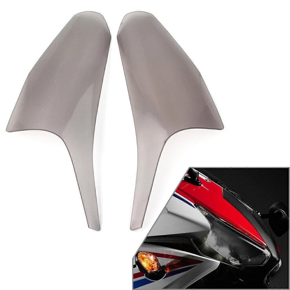 Front Headlight Guard for Honda CBR500R (2016–2018) Smoke Lens Cover