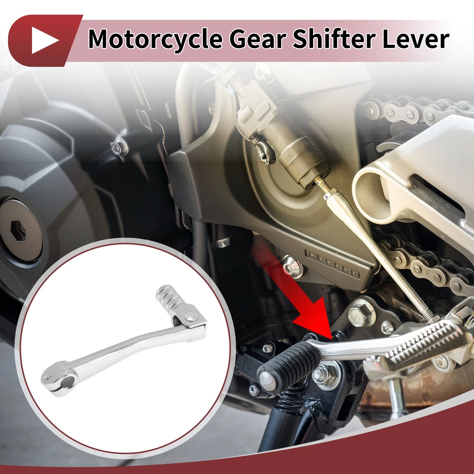 Folding Gear Shifter Lever Replacement for Honda CRF50 (2004–2024)