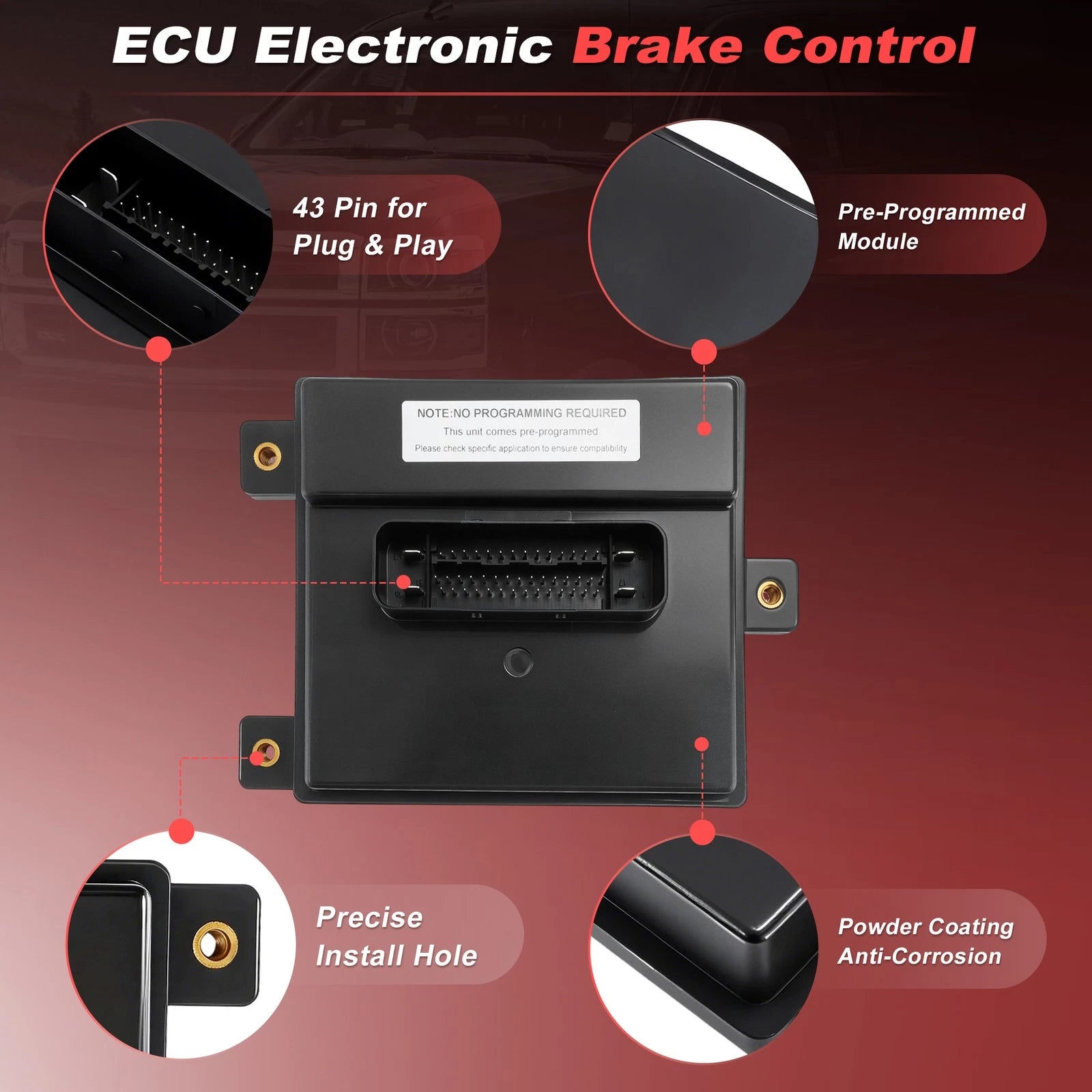 Trailer Brake Controller Module for Chevrolet Silverado, GMC (2011–2012)