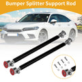 2X Adjustable Front Bumper Lip Splitter Strut for