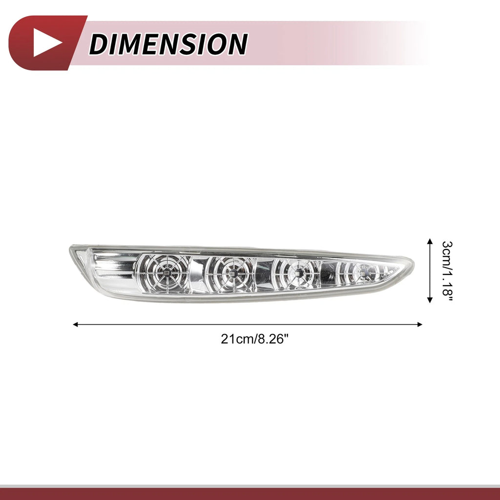 Car Mirror Turn Signal Light LED Right Replacement for Hyundai Sonata (2011–2015)