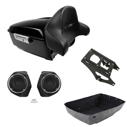 Backrest Speakers Mount Rack for Harley Davidson Touring (2014–2026)