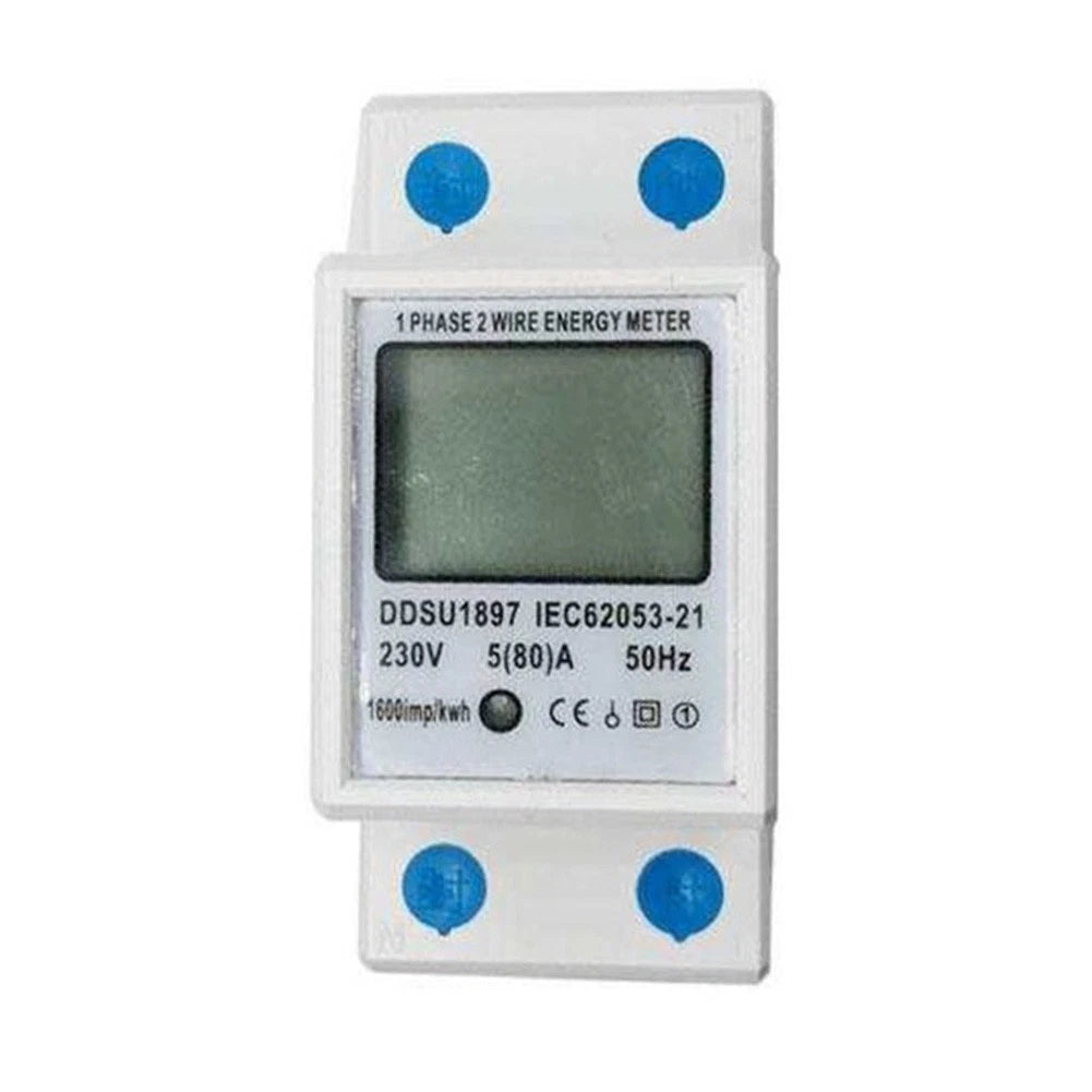 Energy Meter for DIN Rail (0-80A 230V)