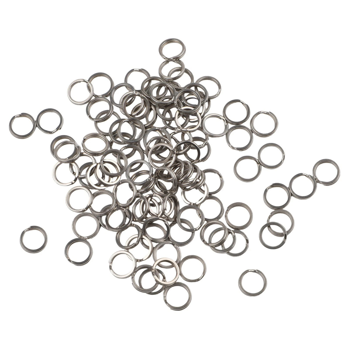 Fishing Hook Connection Ring Set of 9 - 304 Stainless Steel