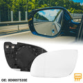 Rearview Mirror Glass Left Heated Replacement for Audi A8 Quattro S8 (2010–2018)