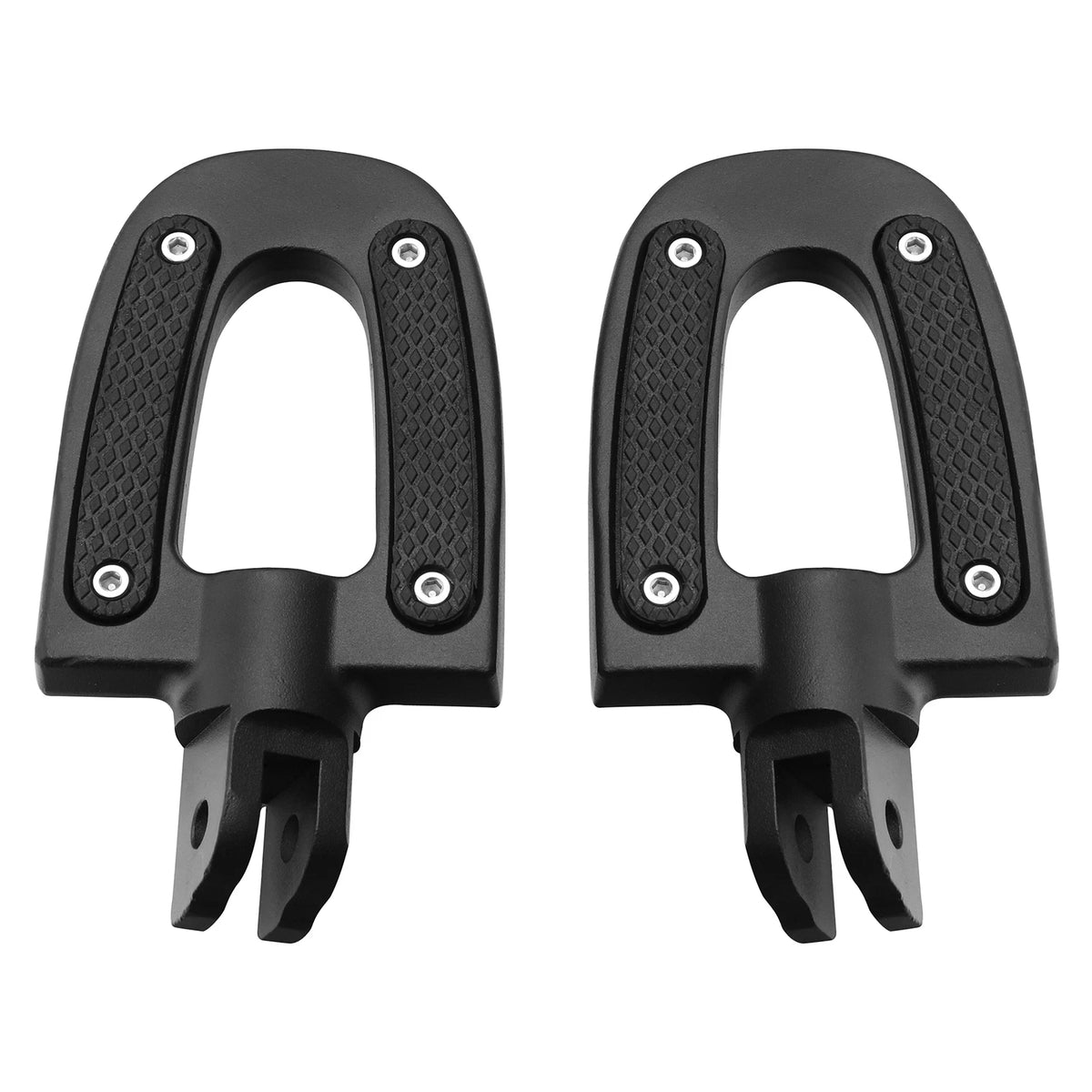 Matte Black Front Driver Foot Pegs for Harley Softail Street Bob (2018–2025)