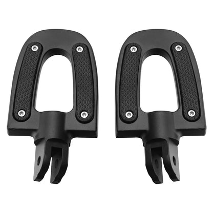 Matte Black Front Driver Foot Pegs for Harley Softail Street Bob (2018–2025)
