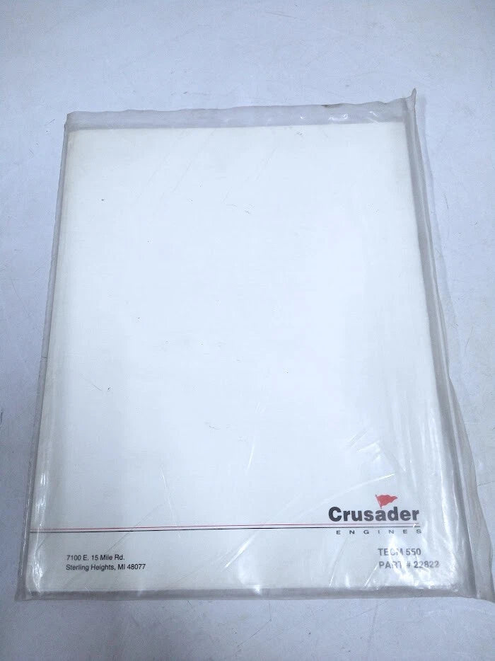 Operations & Maintenance Manual for Crusader Engines 22822 (Sealed)