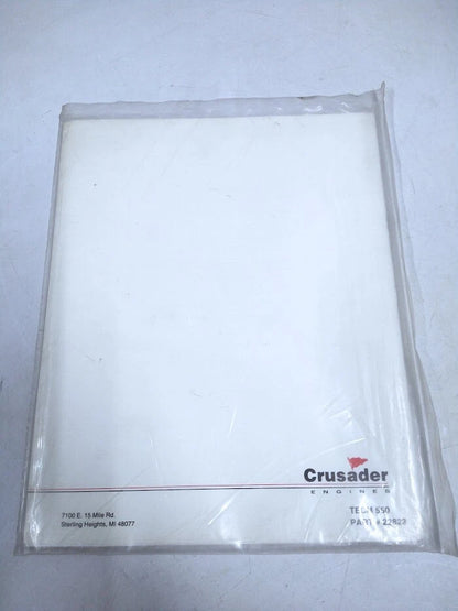 Operations & Maintenance Manual for Crusader Engines 22822 (Sealed)