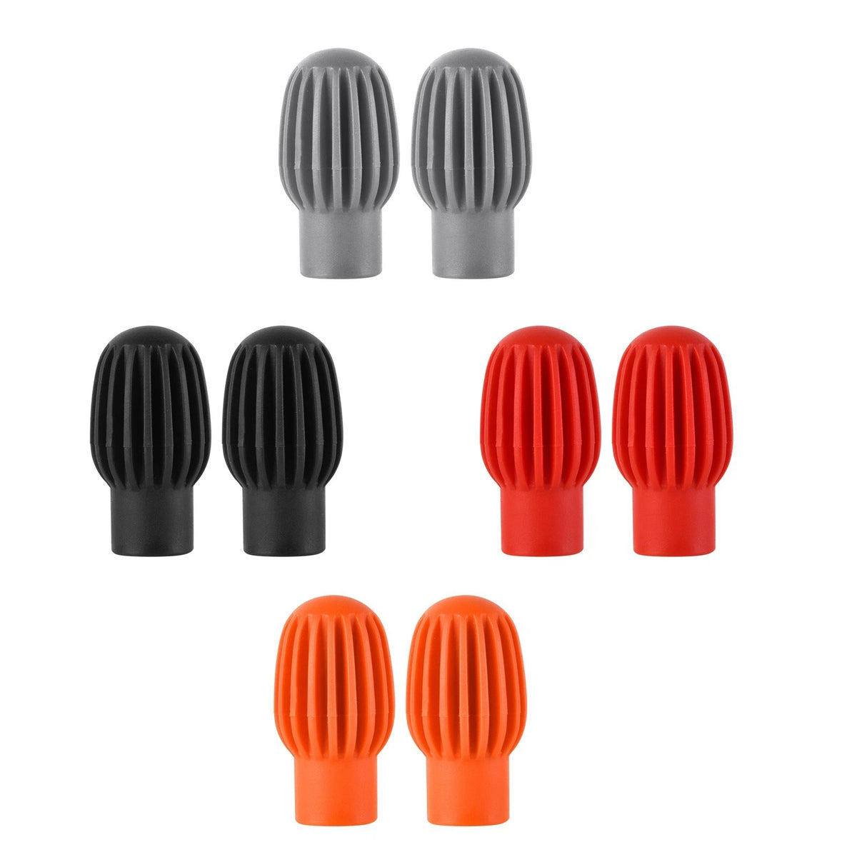 2Pcs Silicone Drumstick Mute Covers for Drumsticks