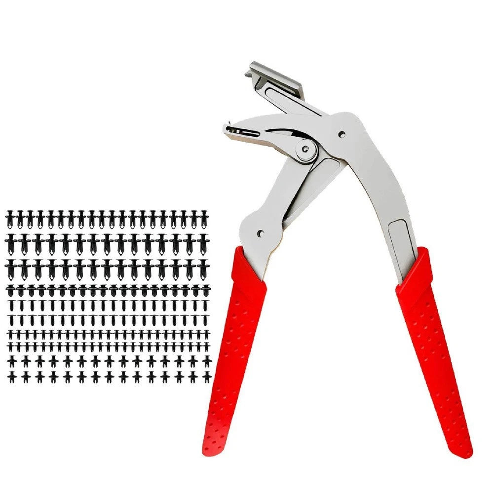 2X Car Dashboard and Door Panel Clip Remover Pliers with 190 Clips