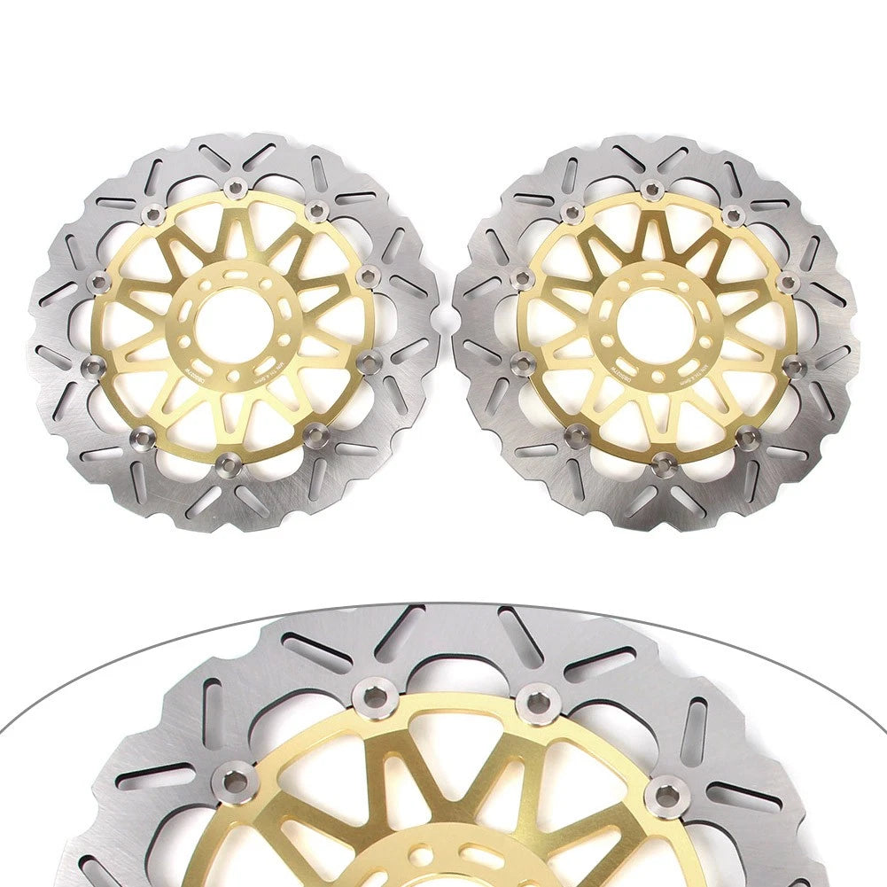 2X Front Brake Disc Rotors for Kawasaki ZZR1200 (2002–2005) & Ninja ZX12R (2000–2003)