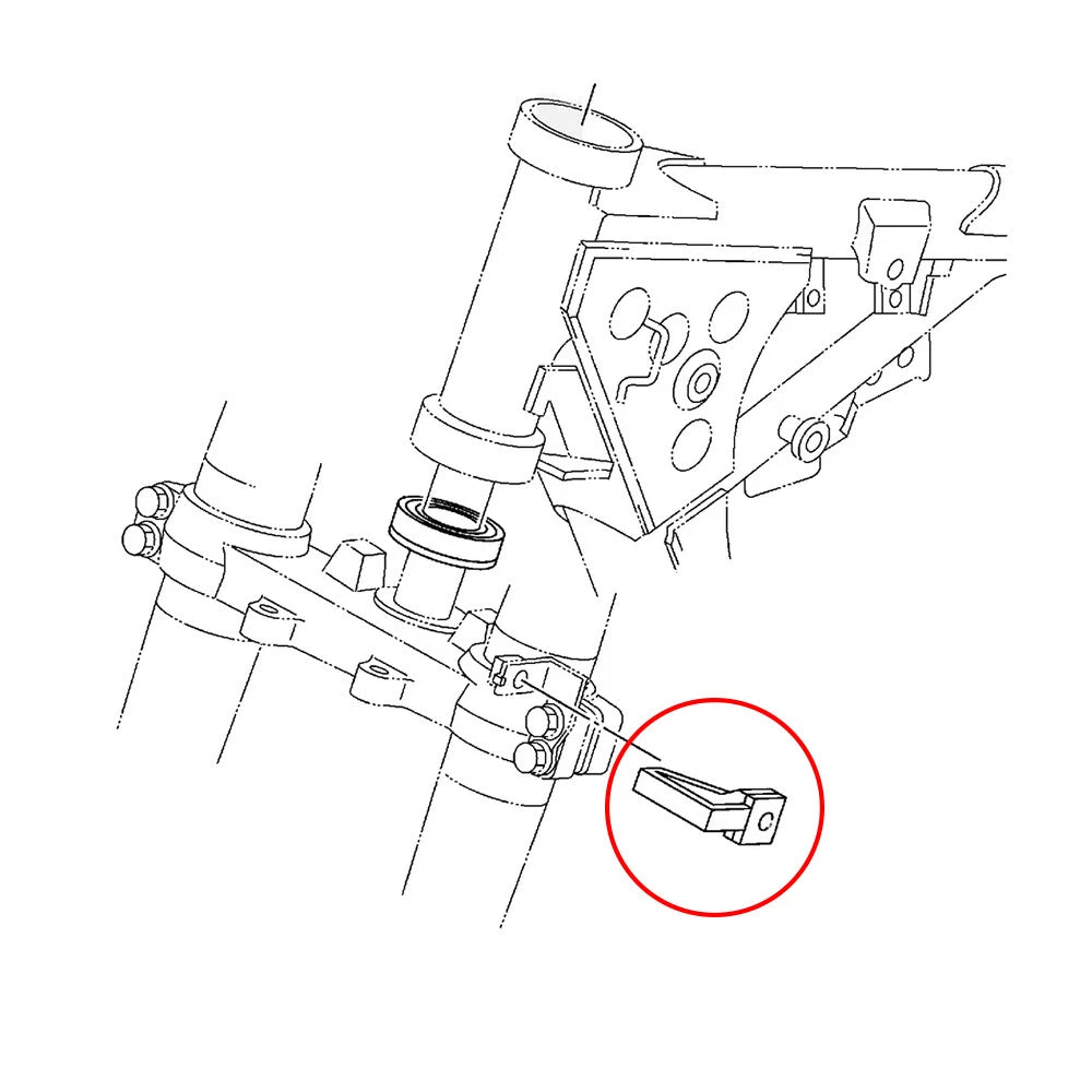 Aluminum Guide Cable for Yamaha (4DA-23389-00-00)