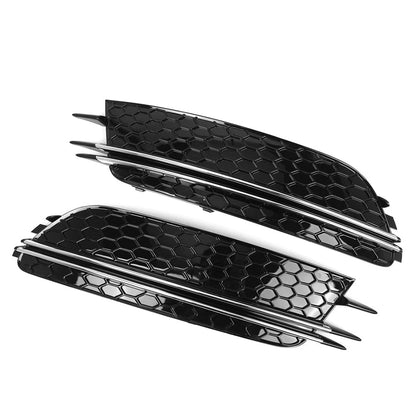 Honeycomb Front Bumper Fog Light Grill for Audi A6 C7 (2012–2015)