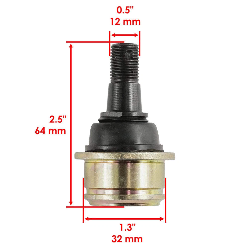 2 Upper or Lower Ball Joints for Yamaha Big Bear 400 4WD (2000–2012)