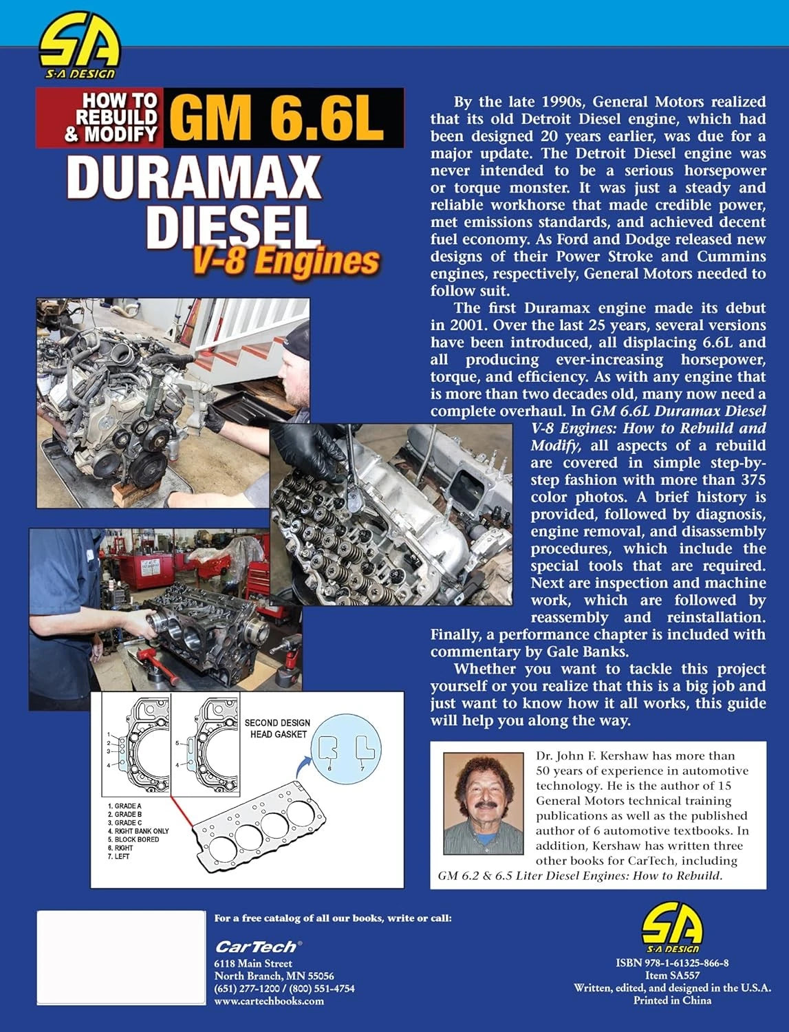 Rebuild & Modify Guide for GM 6.6L Duramax Diesel V-8 Engines