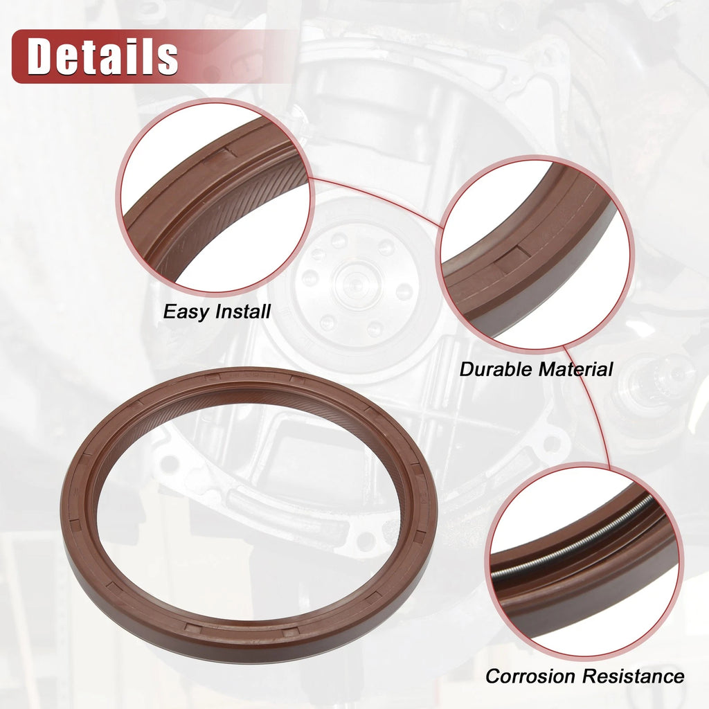 Engine Crankshaft Seal 2Pc Replacement for Lexus ES350 (2007–2023)