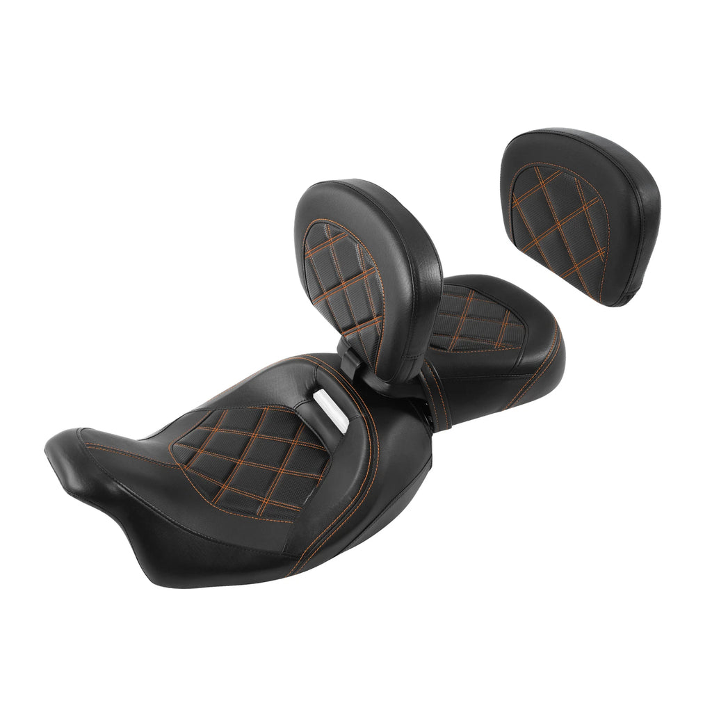 Backrest Pad Set for Harley Touring Electra Glide (2009–2023)