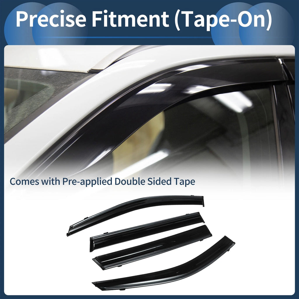 Window Deflectors Side Window Vent Visors Replacement for Subaru Outback (2010–2014)