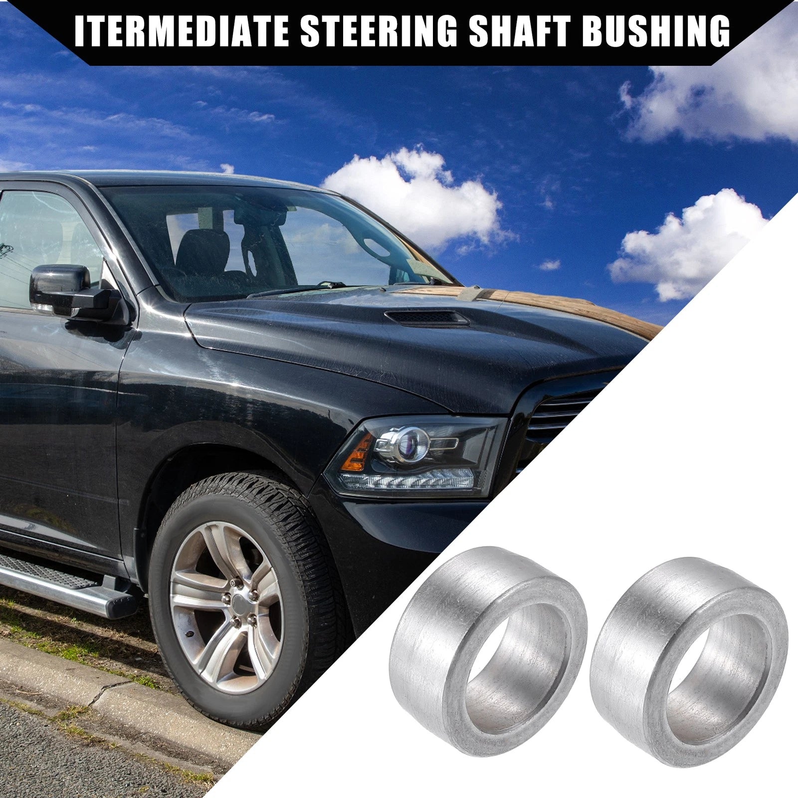 Intermediate Steering Shaft Bushings for Dodge Ram 1500 2500 3500 (1 Pair) (1994–2002)