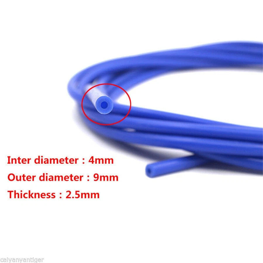 4mm Silicone Vacuum Tube Hose 16.4ft for Universal Use