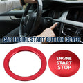 Engine Start Stop Button Cover Set Replace for Toyota Alphard 30 Series Red (2015–2024)